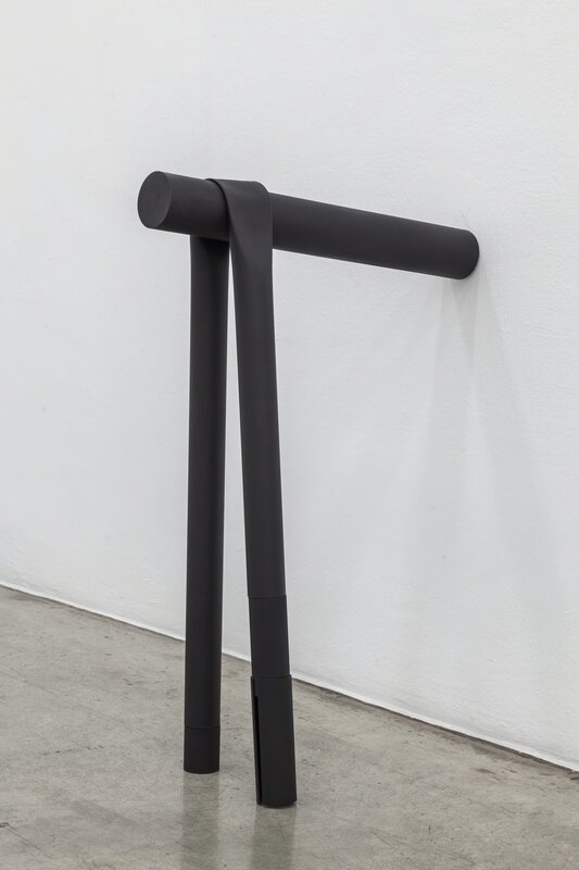 Toni Schmale, ‘fury’, 2019, Sculpture, Steel sandblasted, black-finished, oiled, Christine König Galerie