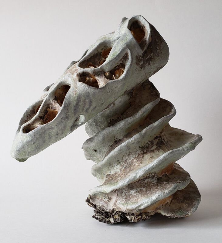 Gregory Knopp, ‘Gazing’, ca. 2020, Sculpture, Woodfired Porcelain, Brooklyn Waterfront Artists Coalition