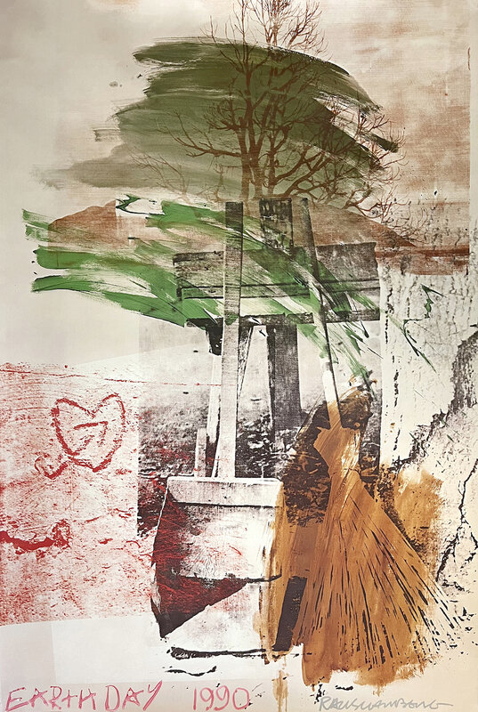 Robert Rauschenberg, ‘Earth Day’, 1990, Posters, Offset lithograph in colors, Richard Levy Gallery