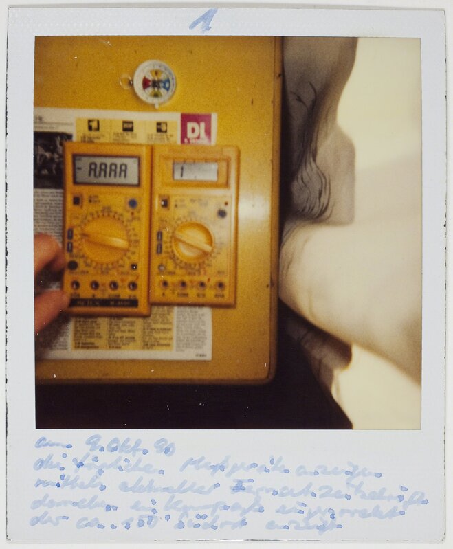 Horst Ademeit, ‘1, October 9’, 1990, Photography, Instant color photograph, Art Institute of Chicago
