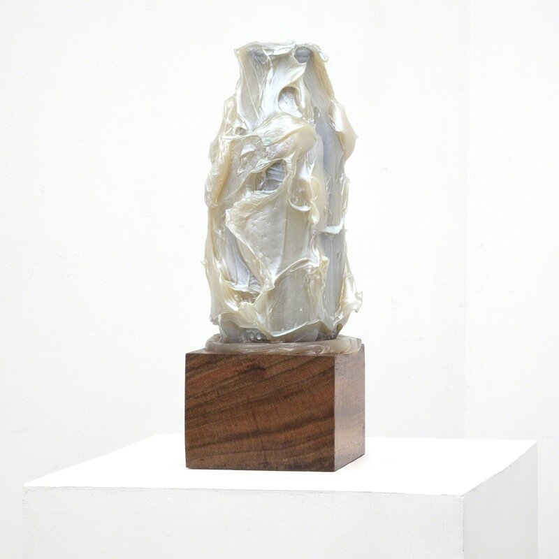 Joe Goode, ‘Milk Bottle Sculpture 61’, 2009, Sculpture, Acrylic, glass, wood, Peter Blake Gallery