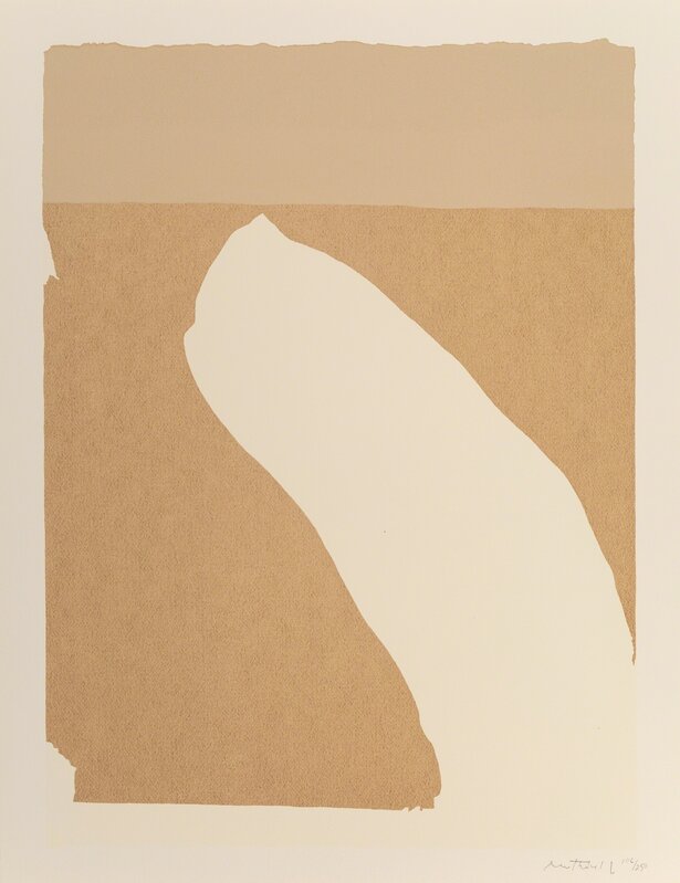 Robert Motherwell, ‘Untitled, from the Flight Portfolio’, 1970, Print, Screenprint in colors on Arches paper, Heritage Auctions