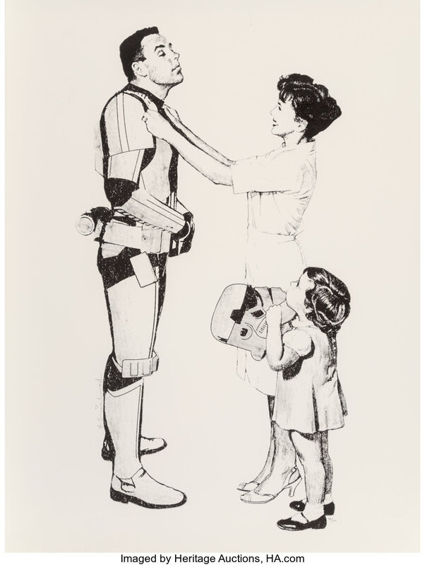 Mr. Brainwash, ‘Late for Work (Stormtrooper)’, 2010, Print, Screenprint on wove paper, Heritage Auctions