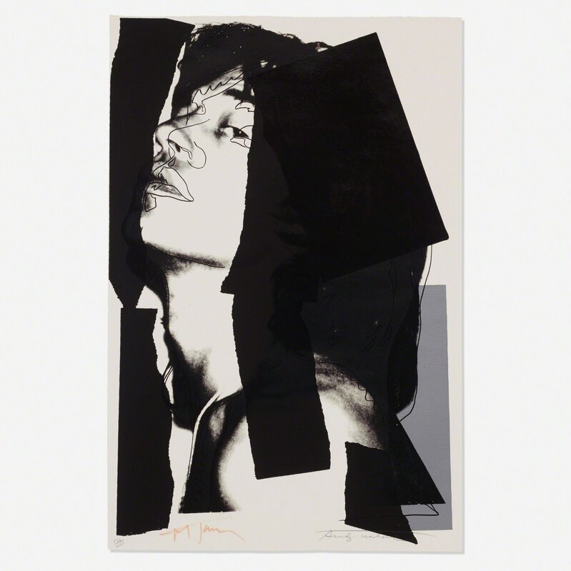 Andy Warhol, ‘Mick Jagger’, 1975, Print, Screenprint on Arches Acuarelle (Rough) paper, Rago/Wright/LAMA/Toomey & Co.