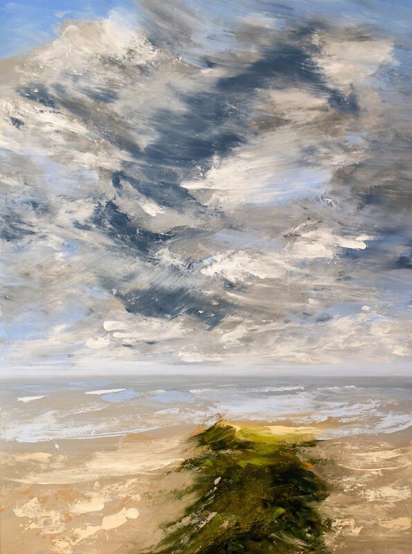 Réal Calder, ‘Ile de sable no.2’, 2018, Painting, Oil on canvas, Thompson Landry Gallery