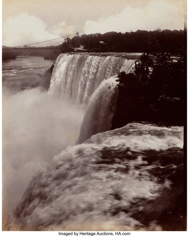 Attributed to George Barker, ‘A Group of Five Photographs of Niagra Falls’, circa 1880, Photography, Albumen, Heritage Auctions