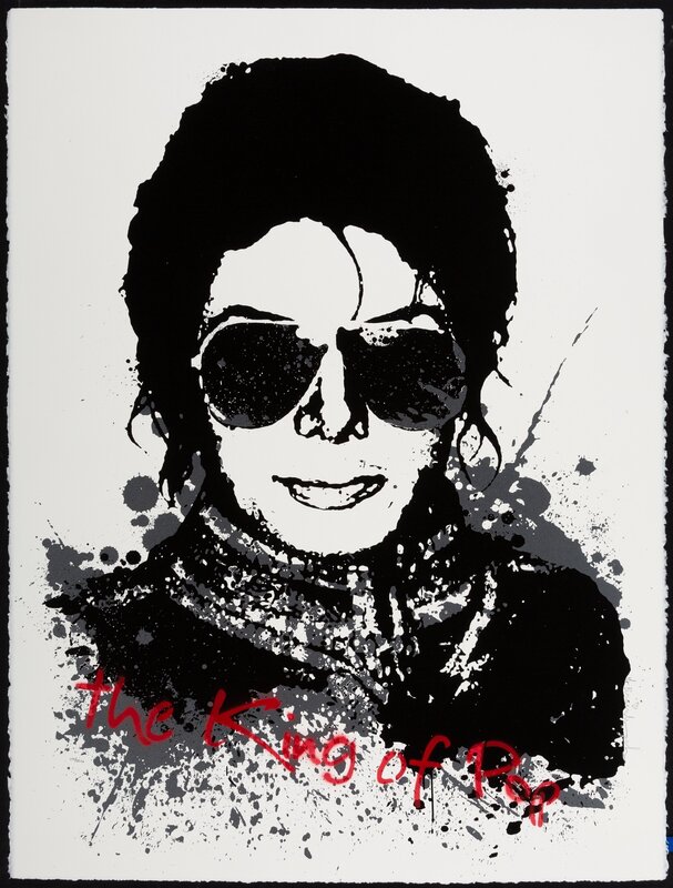 Mr. Brainwash, ‘The King of Pop’, 2009, Print, Screenprint in colors with hand-embellishments on textured Archival Art paper, Heritage Auctions