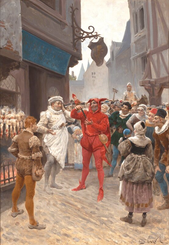 Jules-Arsène Garnier, ‘La Vie de Gargantua et de Pantagruel’, ca. 1870, Painting, Oil on canvas,  M.S. Rau