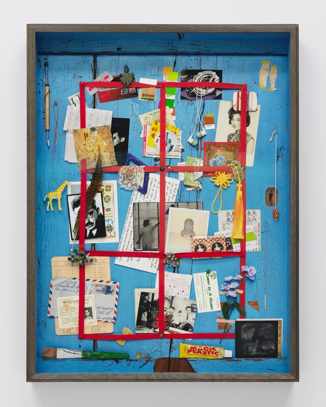 Vik Muniz, ‘Letter Rack Hong Kong (Blue) (Handmade)’, 2019, Mixed Media, Mixed media, Ben Brown Fine Arts