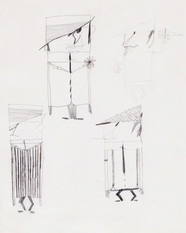 Pino Pascali, ‘I Killer (Algida)’, 1961, Pencil on paper, Finarte