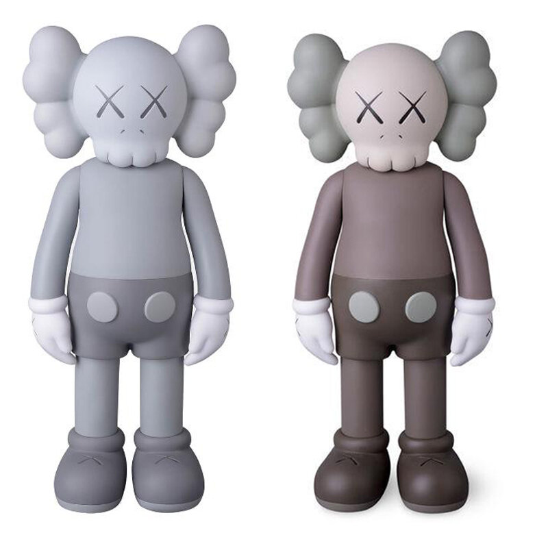 KAWS, ‘Full Bodied Companions (Brown & Grey)’, 2016, Sculpture, Painted Cast Vinyl, Lougher Contemporary Gallery Auction