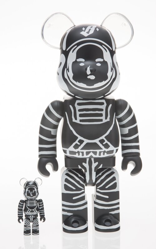 BE@RBRICK X Billionaire Boys Club, ‘Astronaut 400% and 100% (Black) (two works)’, 2018, Ephemera or Merchandise, Painted cast resin, Heritage Auctions