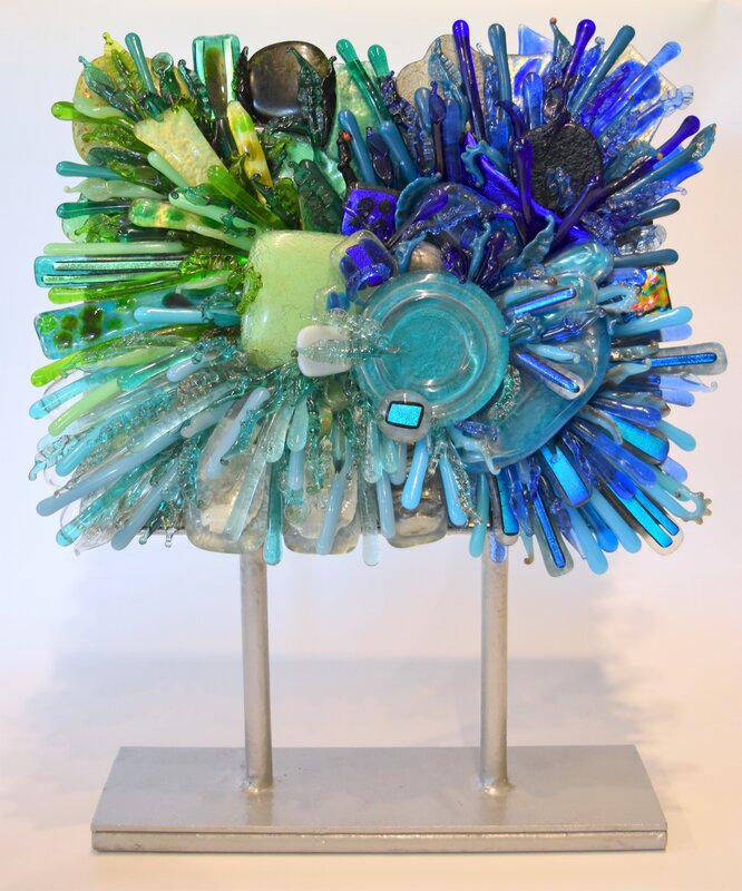 Janine Altman, ‘Little Lake’, 2019, Sculpture, Flameworking and fused glass, Glass, ACCS Visual Arts