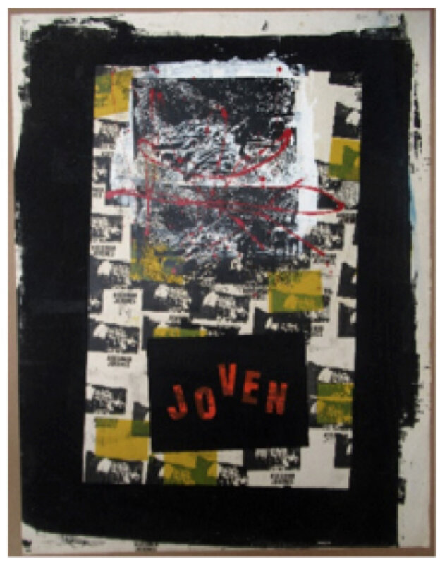 Herbert Rodríguez, ‘Joven’, 1990, Drawing, Collage or other Work on Paper, Herlitzka & Co. 