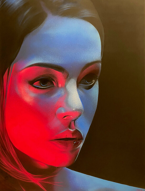 David Speed, ‘Untitled’, 2020, Painting, Spray paint (including UV reactive neon spray paint) on canvas, AURUM GALLERY