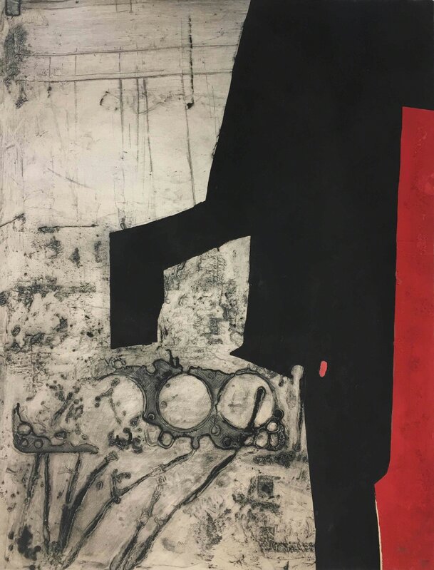 Antoni Clavé, ‘Instrument Bande Rouge’, 1979, Print, Carborundum etching with embossing, Rukaj Gallery
