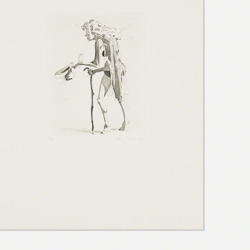 John Currin, ‘The Beggar's Alms (for Parkett no. 65)’, 2002, Print, Etching with aquatint, sugarlift, spitbite, and drypoint on Somerset papersoft white textured, Rago/Wright/LAMA/Toomey & Co.