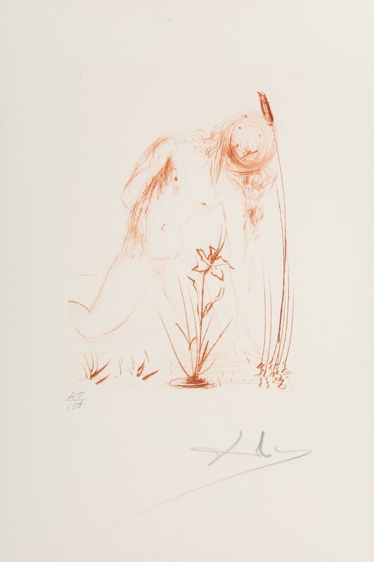 Salvador Dalí, ‘Narcissus, from Album’, 1968, Print, Engraving on Rives BFK paper, Heritage Auctions