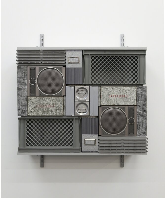 Michael Johansson, ‘Flip’, 2017, Sculpture, Shelf system, boxes, ordinary items, Galerie Ramakers