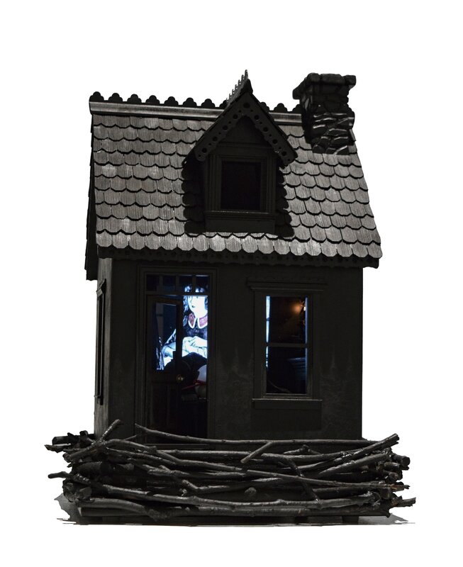 Stacey Steers, ‘Night Hunter Cottage’, Sculpture, 35mm to HD and mixed media, Robischon Gallery