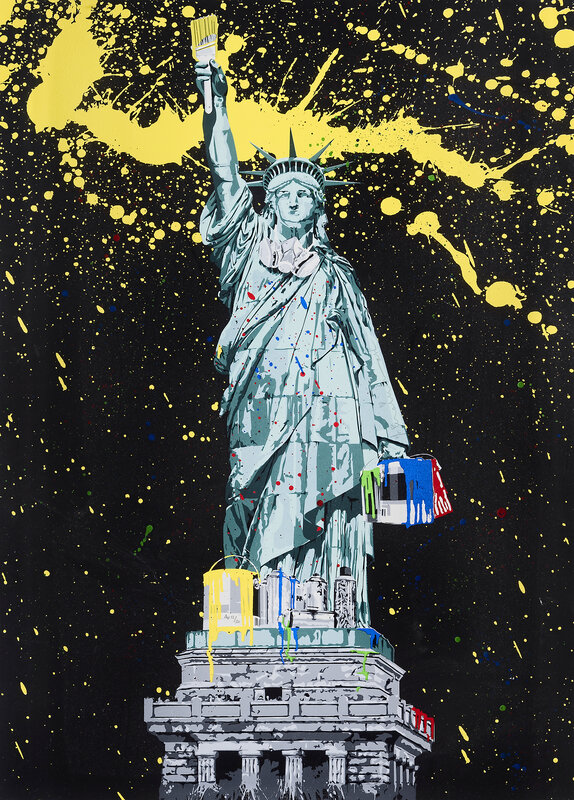 Mr. Brainwash, ‘Liberty’, 2010, Print, Hand embellished screen print in colours on archival art paper, Tate Ward Auctions
