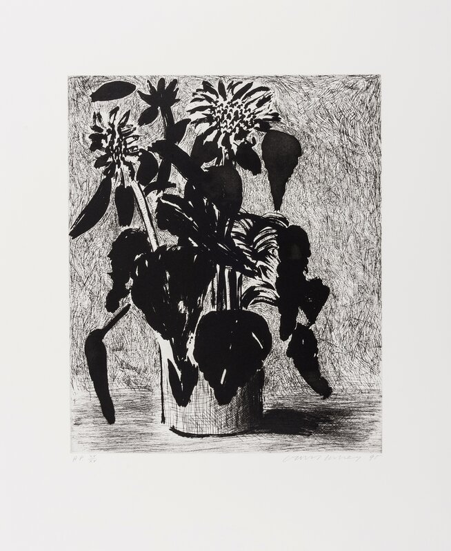 David Hockney, ‘Sunflowers II (MCA Tokyo 348)’, 1995, Print, Etching with aquatint, Forum Auctions