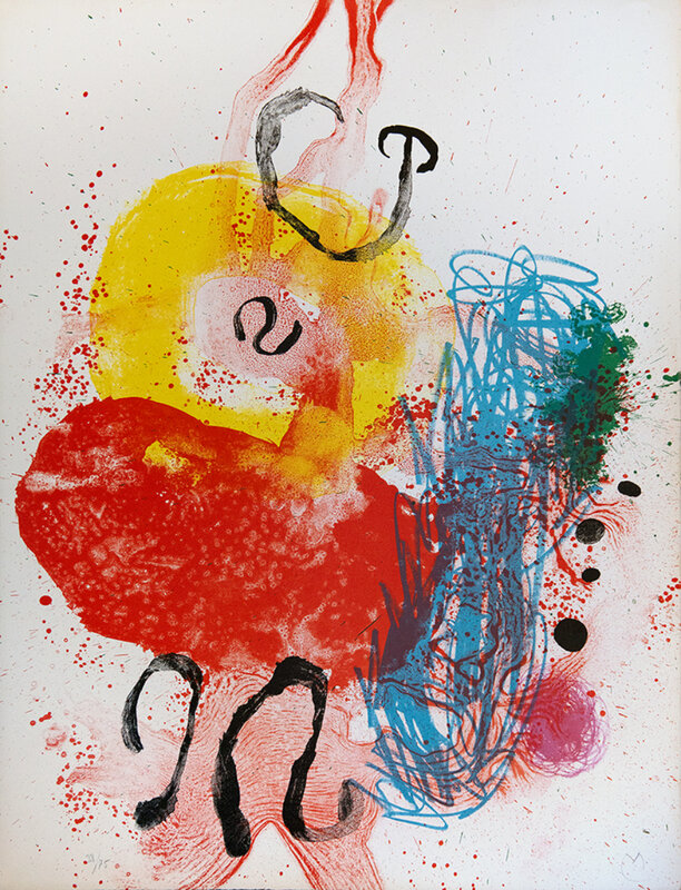 Joan Miró, ‘Plate XIV, from Album 19’, 1961, Print, Lithograph in colours, on BFK Rives wove paper, Shapero Modern