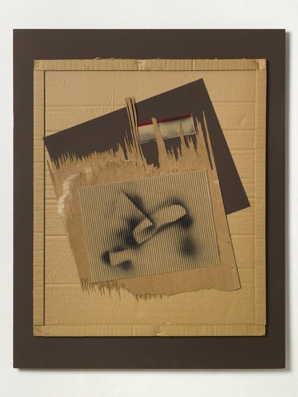 Louise Nevelson, ‘Untitled’, ca. 1979, Drawing, Collage or other Work on Paper, Cardboard, spraypaint and wood on board, Studio Marconi 65
