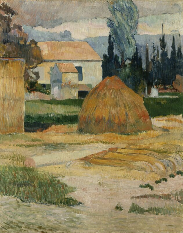 Paul Gauguin, ‘Landscape Near Arles’, 1888, Painting, Oil on canvas, Indianapolis Museum of Art at Newfields