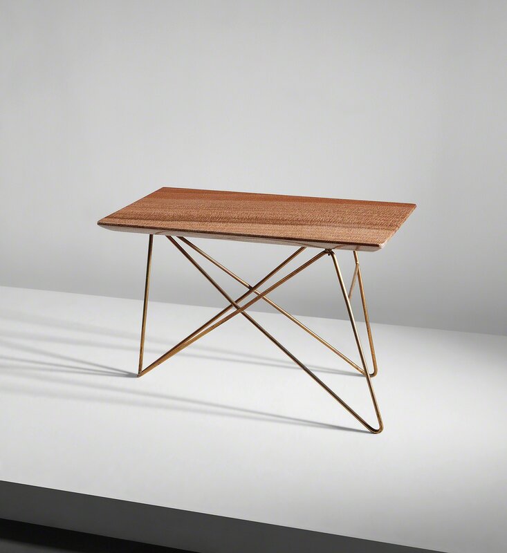 Luigi Zuccoli, ‘Unique coffee table’, circa 1954, Design/Decorative Art, Persian travertine, brass., Phillips