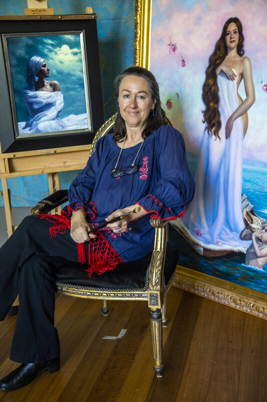 Vicki Sullivan, ‘Moon Goddess’, 2019, Painting, Oil on linen, 33 Contemporary
