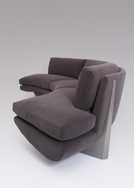 Georgis & Mirgorodsky, ‘"Whalebone" Curved Sofa’, 2014, Design/Decorative Art, Choice of wood or bronze supports, COM upholstery, Maison Gerard
