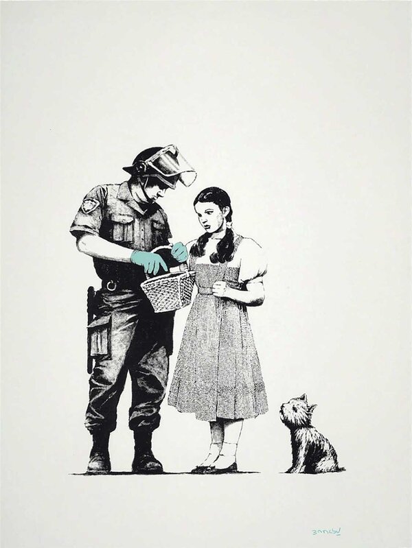 Banksy, ‘Stop and Search’, 2007, Print, Screenprint in colours, Tate Ward Auctions