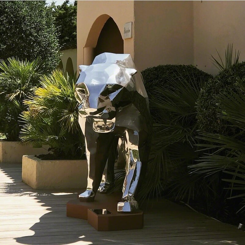 Richard Orlinski, ‘Aluminium Panther’, 2018, Sculpture, Aluminium, Inception Gallery