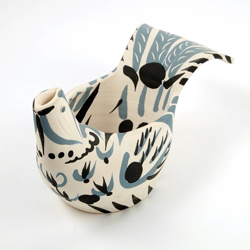 Pablo Picasso, ‘Sujet Colombe, Mat (A.R. 433)’, 1959, Design/Decorative Art, Painted white ceramic vase, Doyle