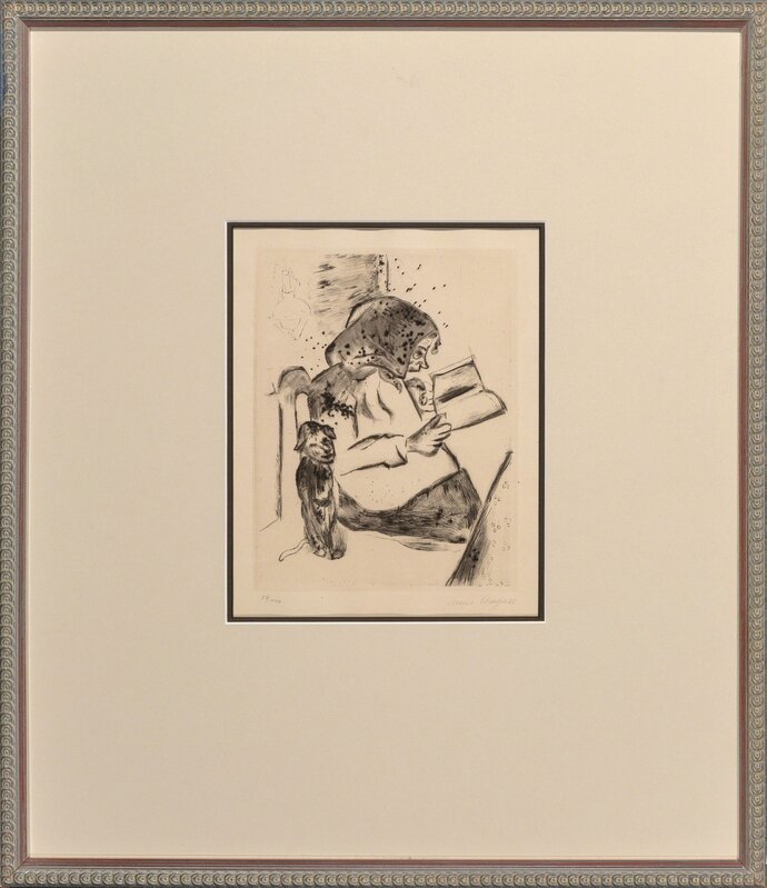 Marc Chagall, ‘Die Grossmutter, from Mein Leben’, 1923, Print, Etching and drypoint on laid paper, Heritage Auctions