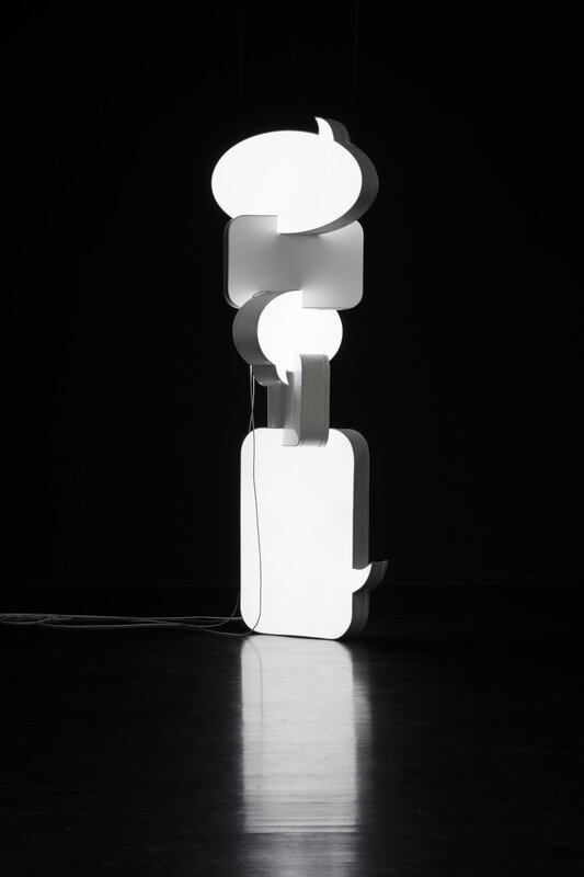 Igor Eskinja, ‘Chatotem’, 2019, Installation, Plexiglass, led lights and aluminium, Wizard Gallery