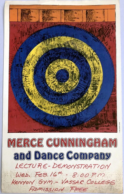 Jasper Johns, ‘Jasper Johns Merce Cunningham and Dance Company poster’, ca. 1968, Print, Offset lithograph, Lot 180 Gallery