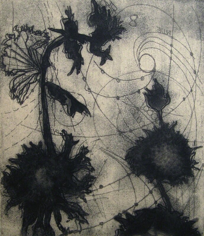 Suzi Davidoff, ‘Escobilla Study’, 2011, Print, Etching with Chine Colle on Paper, gallery 1871