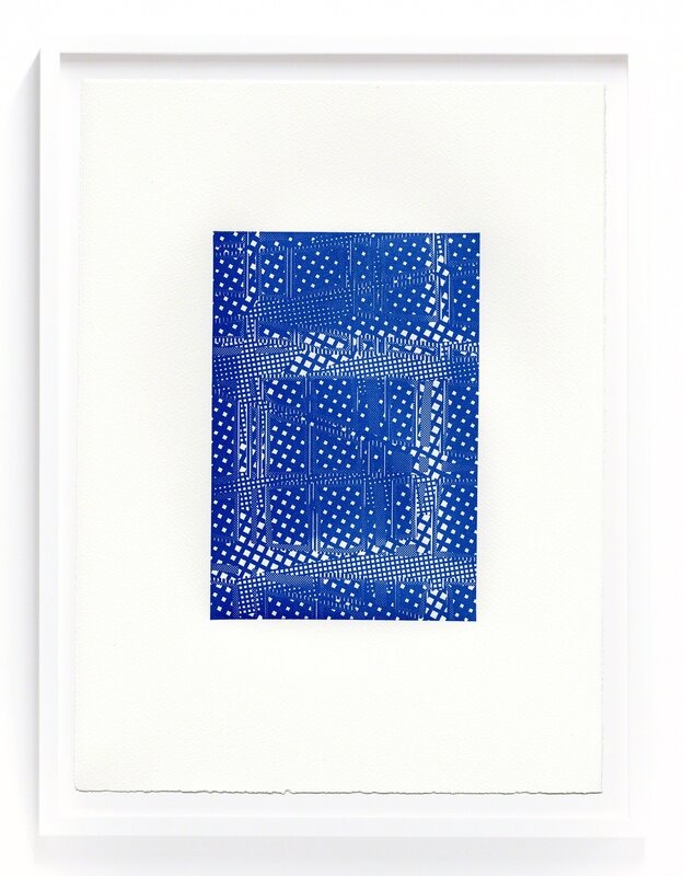 Graham McDougal, ‘Blue 2’, 2015, Print, Letterpress, Print Club Ltd.