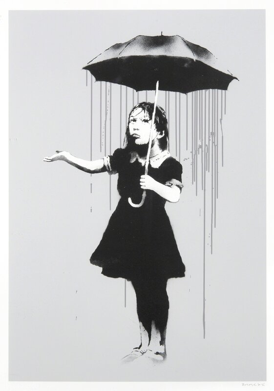 Banksy, ‘NOLA (Grey Rain)’, 2008, Print, Screen print in colours on paper, Tate Ward Auctions