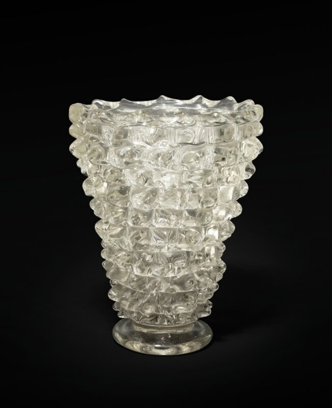 Ercole Barovier, ‘A rostrated crystal vase’, 1940s, Design/Decorative Art, Aste Boetto