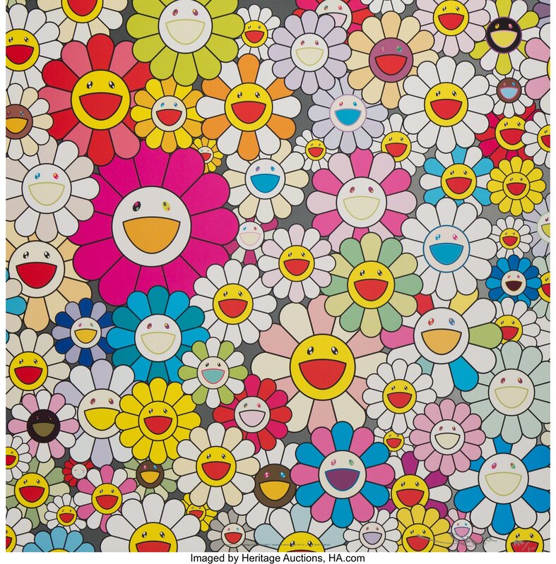 Takashi Murakami, ‘Flowers from The Village of Ponkotan’, 2011, Print, Offset lithograph in colors on wove paper, Heritage Auctions