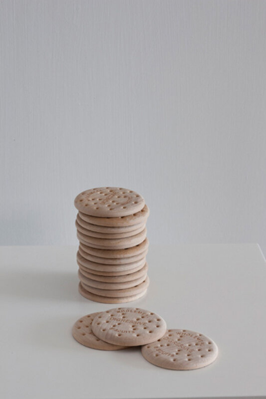 Bethan Huws, ‘Digressive Biscuit’, 2009, Sculpture, Cherry wood, 17 pieces, Vistamare