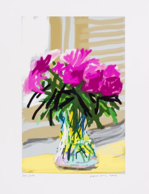 David Hockney, ‘Iphone Drawing No 535, 28th June 2009’, 2019, Print, Digitial pigment print in colours, Forum Auctions