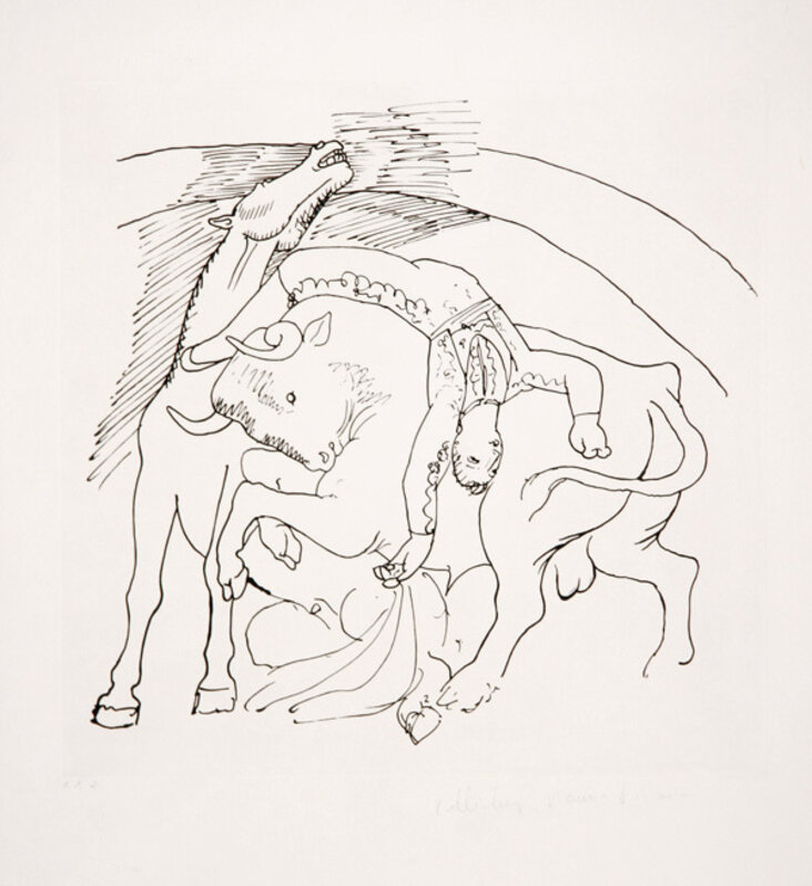 Pablo Picasso, ‘Taureau et Cheval, 1921’, 1979-1982, Print, Lithograph on Arches paper, RoGallery
