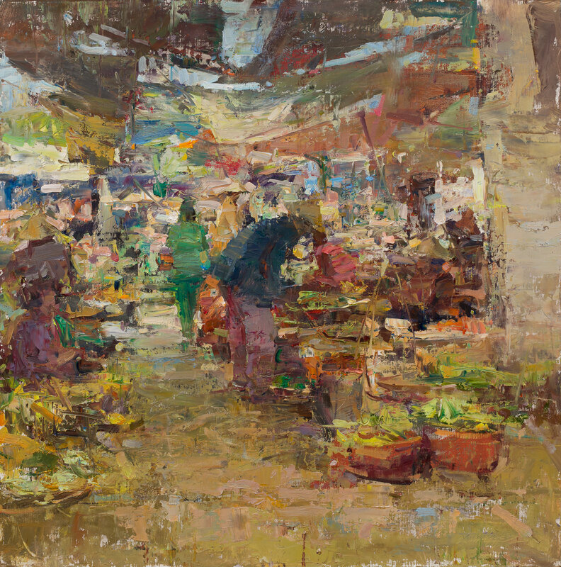 Quang Ho, ‘Vietnam Market’, 2019, Painting, Oil on linen, Gallery 1261