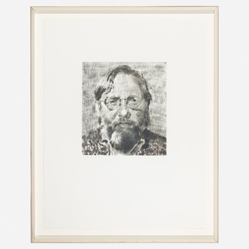 Chuck Close, ‘John I’, 1990, Print, Engraving, Rago/Wright/LAMA/Toomey & Co.