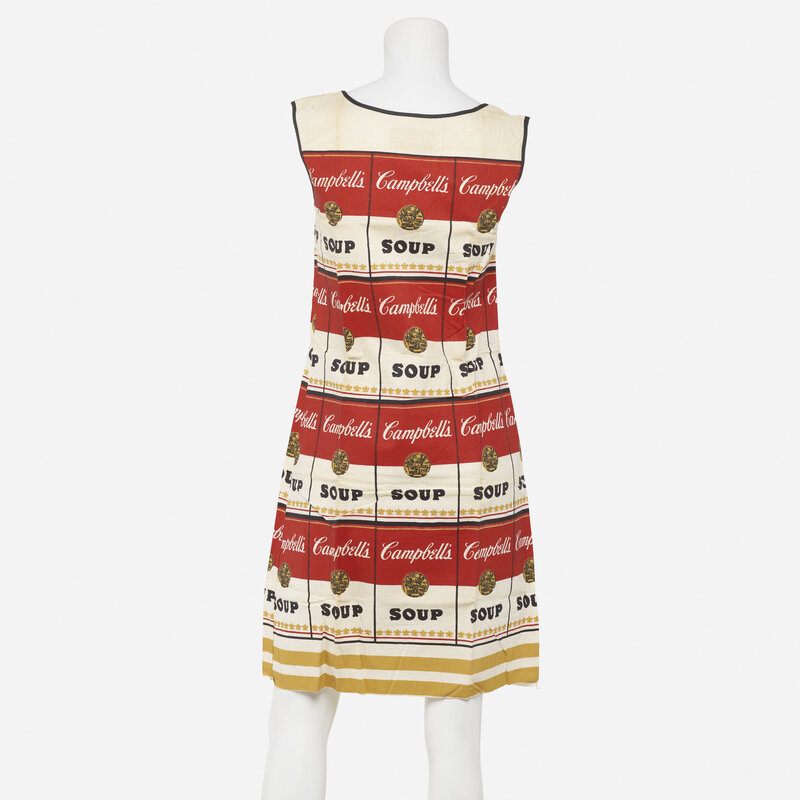 Andy Warhol, ‘Souper Dress’, c. 1965, Fashion Design and Wearable Art, Screenprint in colors on paper dress, Rago/Wright/LAMA/Toomey & Co.