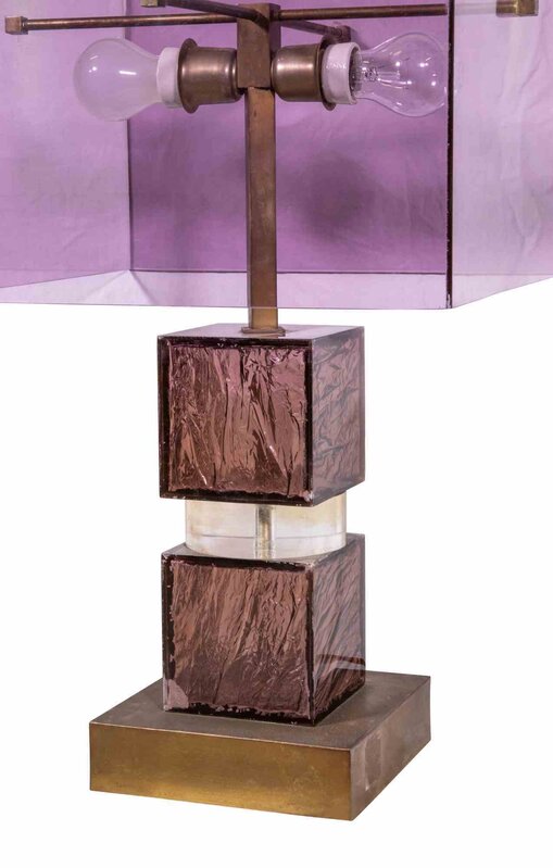 Romeo Rega, ‘Vintage Lamp’, 1970s, Design/Decorative Art, Plexiglass, resin and Brass, Wallector